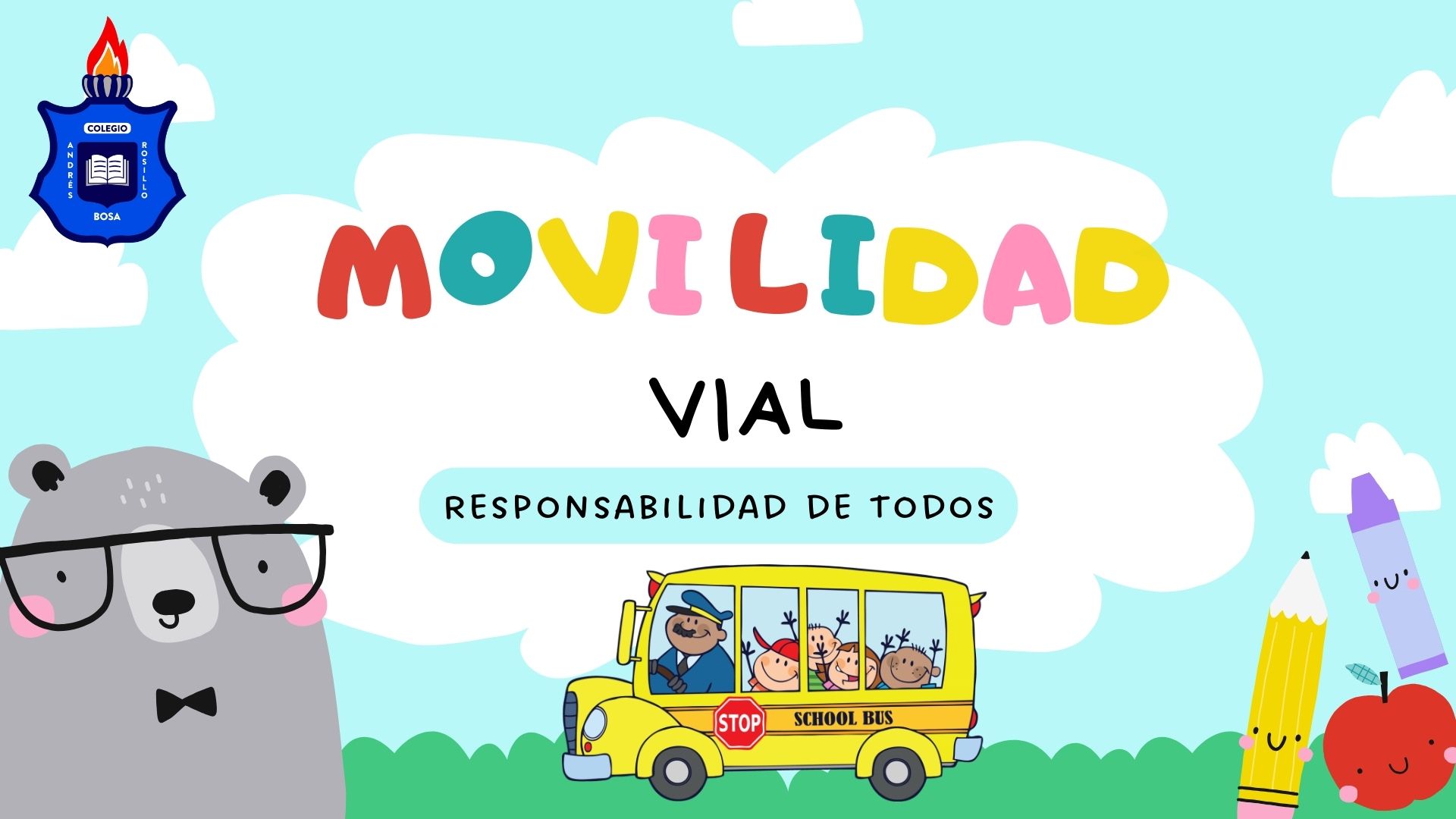 Presentación proyecto para niños divertida infantil colorido